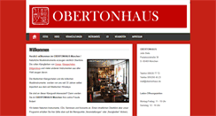 Desktop Screenshot of obertonhaus.de